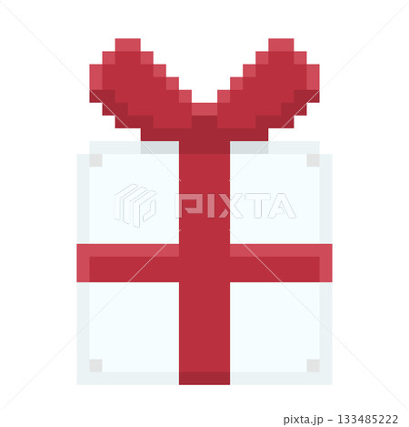 プレゼントボックスのピクセルアート 133485222