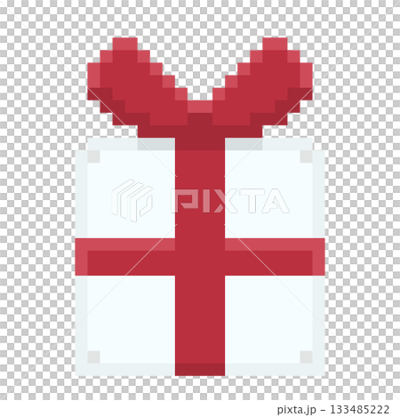 プレゼントボックスのピクセルアート 133485222