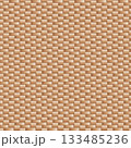 Beige gradient geometric weave seamless pattern background. Woven polymer surface background. Graphic design vector illustration for Cover Banner Backdrop Poster Flyer Party Decor Template Event Card 133485236