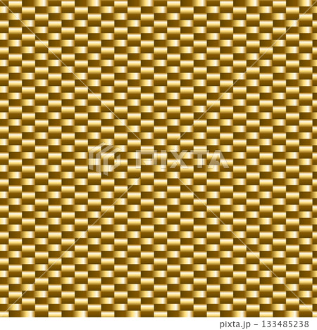 Shiny gold geometric weave seamless pattern background. Golden metallic texture surface. Graphic design vector illustration for Cover Banner Backdrop Template Greeting Card Invitation Decor Event Shiny gold geometric weave seamless pattern background. Golden metallic texture surface. Graphic design vector illustration for Cover Banner Backdrop Template Greeting Card Invitation Decor Event 133485238