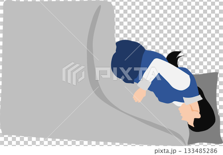 一個女人睡午覺的插圖 133485286