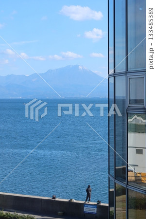 夢みなとタワーからの大山 夢みなとタワーからの大山 133485389