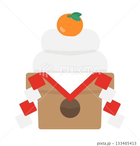 鏡餅　イラスト 133485413