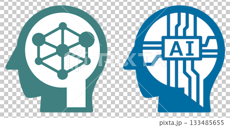 隨著先進技術的演進，未來人工智慧大腦圖標正在不斷演變。 133485655