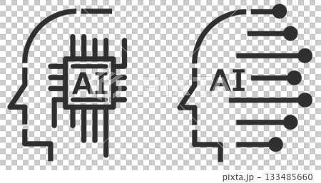 隨著先進技術的演進，未來人工智慧大腦圖標正在不斷演變。 133485660