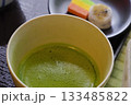 茶道の雰囲気を感じる抹茶とお菓子 133485822