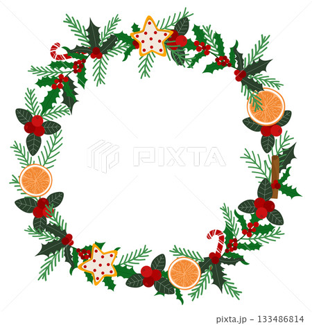 Christmas wreath Christmas wreath 133486814