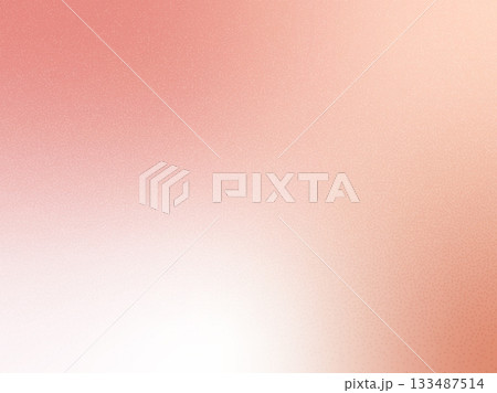 Peach blush grainy noise gradient background. Simple autumn aesthetic gradation. Vector rose gold wallpaper design. Cosmetic and beauty textured cover 133487514