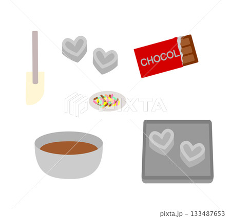 チョコレート作り チョコレート作り 133487653