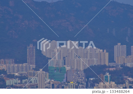 The view of Hong Kong cityscape from the Peak of Hong Kong. Beautiful and stunning view of Hong Kong. Hong Kong Cityscape and skyline. The view of Hong Kong cityscape from the Peak of Hong Kong. Beautiful and stunning view of Hong Kong. Hong Kong Cityscape and skyline. 133488264