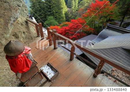 【愛媛県】晴天の岩屋寺と紅葉 【愛媛県】晴天の岩屋寺と紅葉 133488840