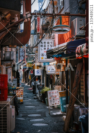 東京 飲み屋街の路地 東京 飲み屋街の路地 133489111