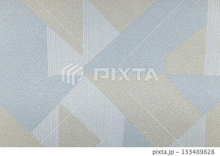 Modern Geometric Wallcovering Pattern with Abstract Triangles and Neutral Tones 133489828