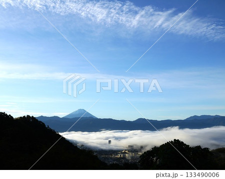 雲海と富士山 雲海と富士山 133490006