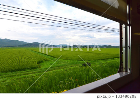 JR北海道石北本線伊香牛駅から桜岡駅間の風景(2023年夏) JR北海道石北本線伊香牛駅から桜岡駅間の風景(2023年夏) 133490208