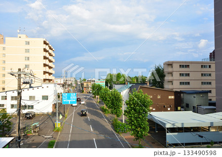 JR北海道石北本線桜岡駅から南永山駅間の風景(2023年夏) 133490598