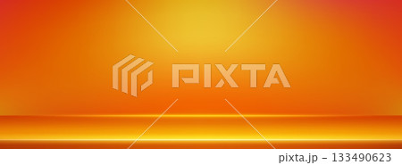Orange gradient studio background Orange gradient studio background 133490623