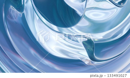 抽象的な青い背景 133491027
