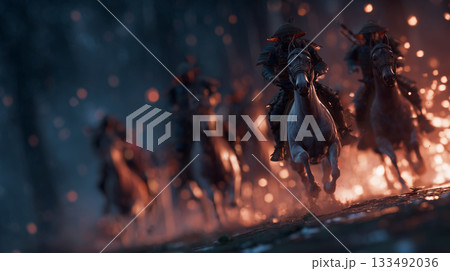 戦場の様子 133492036
