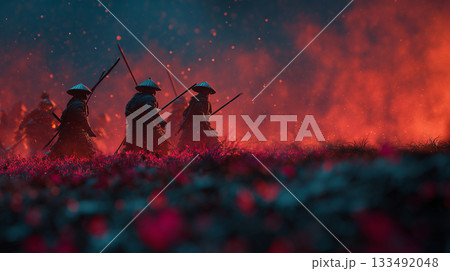 戦場の様子 133492048