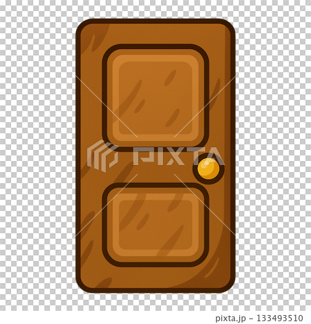 ドアのシンプルなイラスト 133493510