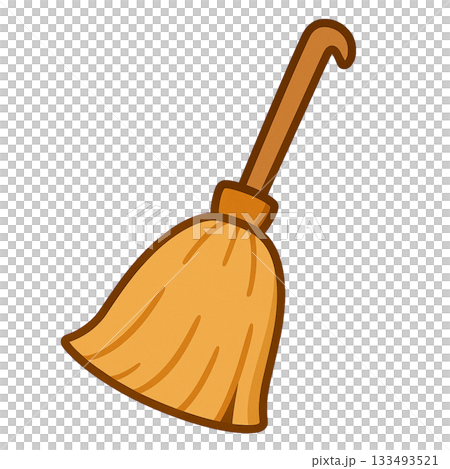 ほうきのシンプルなイラスト 133493521