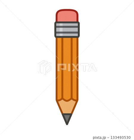 えんぴつのシンプルなイラスト 133493530