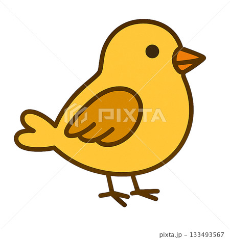 小鳥のシンプルなイラスト 133493567
