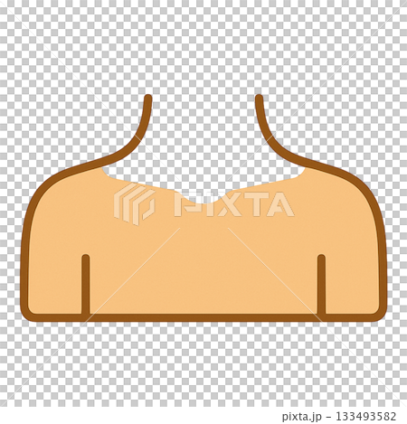 肩部的簡單示意圖 133493582