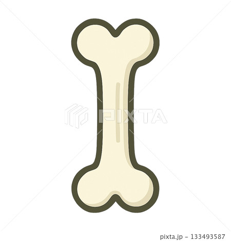 骨のシンプルなイラスト 133493587