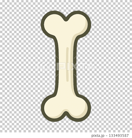 Simple illustration of bones 133493587