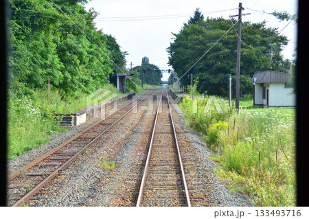 JR北海道根室本線富良野駅から山部駅までの風景(2023年夏) 133493716