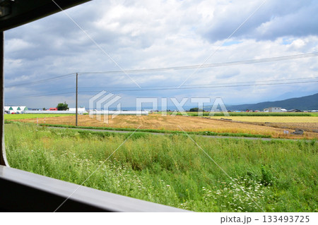 JR北海道根室本線富良野駅から山部駅までの風景(2023年夏) 133493725