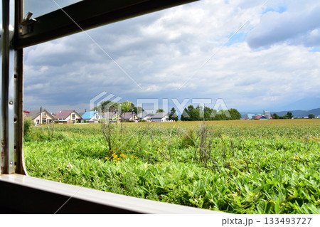 JR北海道根室本線富良野駅から山部駅までの風景(2023年夏) 133493727