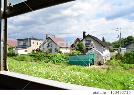 JR北海道根室本線富良野駅から山部駅までの風景(2023年夏) 133493730
