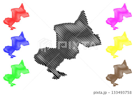 Dinkelland municipality (Kingdom of the Netherlands, Holland, Overijssel or Oaverysel province) map vector illustration, scribble sketch map Dinkelland municipality (Kingdom of the Netherlands, Holland, Overijssel or Oaverysel province) map vector illustration, scribble sketch map 133493758