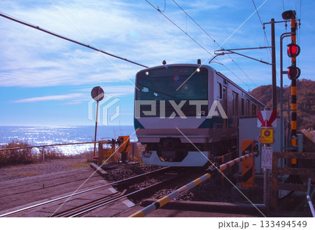海岸線を行く列車 海岸線を行く列車 133494549
