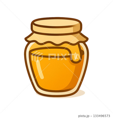 はちみつのシンプルなイラスト 133496573