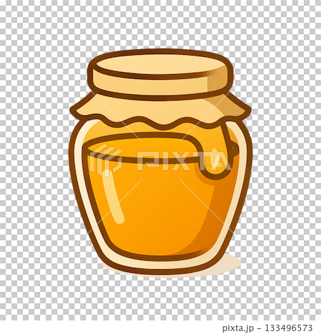 はちみつのシンプルなイラスト 133496573