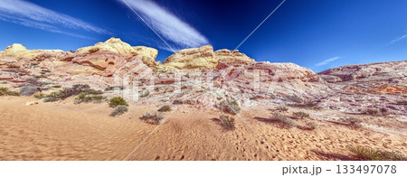 Southwest USA sandstone canyon landscape 133497078