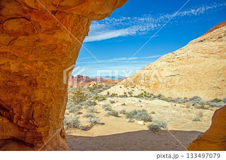 Southwest USA sandstone canyon landscape Southwest USA sandstone canyon landscape 133497079