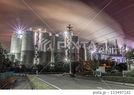 工場夜景 工場夜景 133497182