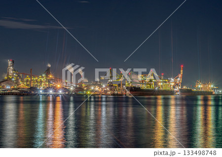 名古屋港 工場夜景 名古屋港 工場夜景 133498748