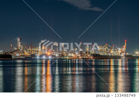 名古屋港 工場夜景 名古屋港 工場夜景 133498749