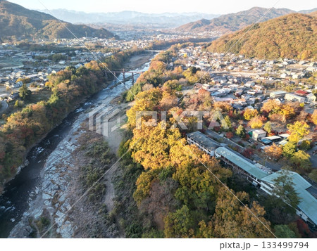 長瀞　空撮 133499794