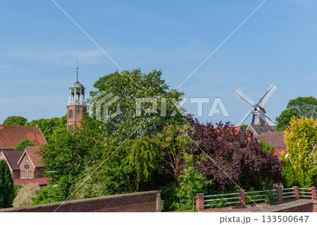 ditzum at the ems river 133500647