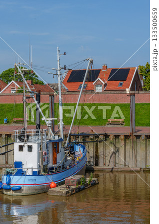 ditzum at the ems river 133500659