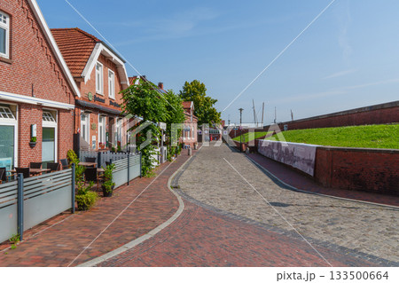 ditzum at the ems river 133500664