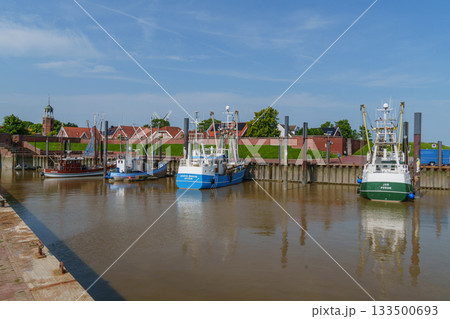 ditzum at the ems river 133500693