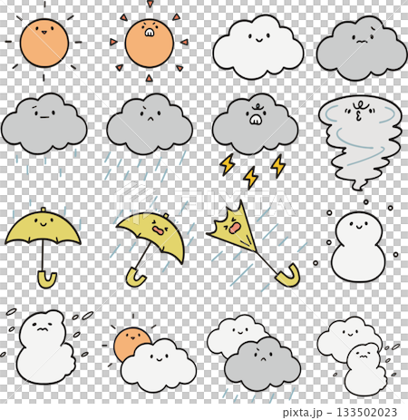 天気アイコン 133502023